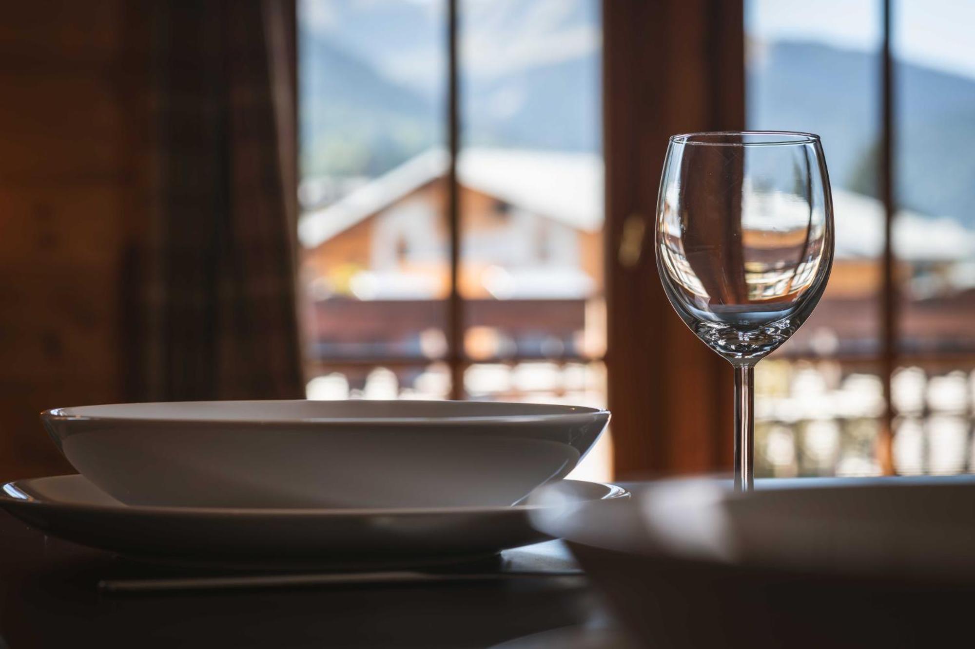 Warm 2-Bedroom Apartment Near The Tourist Office Megève Kültér fotó